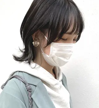 ショート カラー 樫原裕二/似合わせ カット/透明感カラーのヘアスタイル
