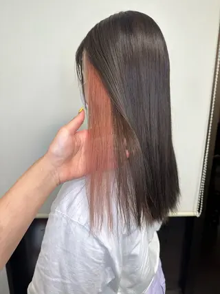 ミディアム カラー ブリーチカラー🫧 森　凪沙のヘアスタイル