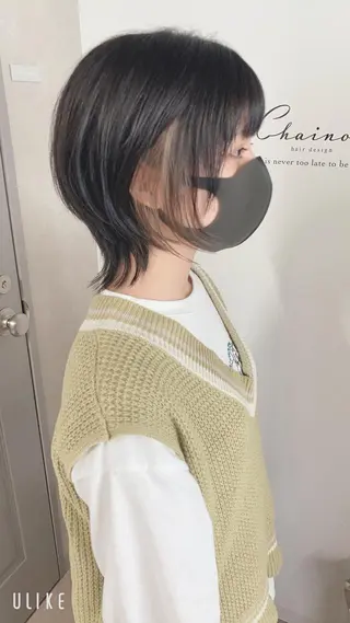 ショート カラー Chainon 山中 拓也のヘアスタイル