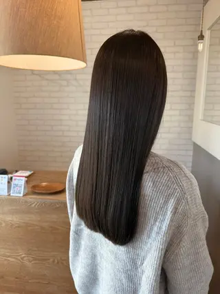 ロング 髪質改善 菊池紳吾のヘアスタイル