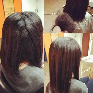 パーマ ミディアム 大川 幸樹のヘアスタイル