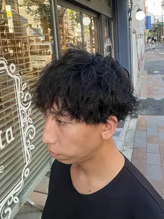 パーマ メンズ ヤシロケンタ メンズ特化のヘアスタイル