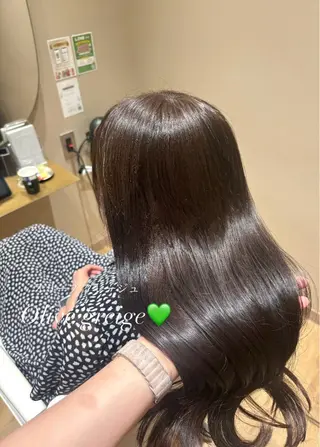 ロング 中島愛佳🐥⸒⸒ 縮毛矯正/艶髪カラーのヘアスタイル