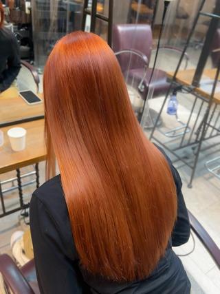 ロング カラー 🎀ハイトーン・艶 カラー HANA🎀のヘアスタイル