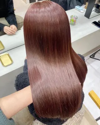 カラー 縮毛矯正 特化アツシのヘアスタイル