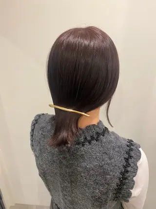 ミディアム カラー 🍑 モモカ🍑のヘアスタイル