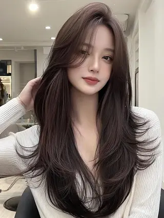 ミディアム FOCUS JAPAN3のヘアスタイル