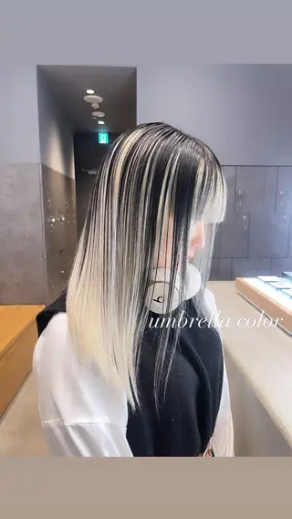 ロング カラー 💜ハイトーン💛 マジカルかいちゃんのヘアスタイル