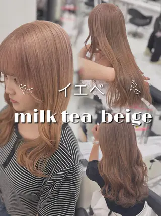 ロング カラー ヘアアレンジ 透明感💕今っぽ似合 わせ𝐍𝐨. 𝟏のヘアスタイル