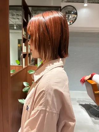 ショート カラー ヘアアレンジ 💟Opus // Mizuki🐕のヘアスタイル