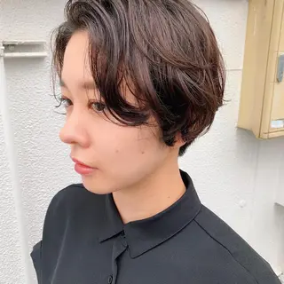 ショート カラー 中川 竜誠のヘアスタイル