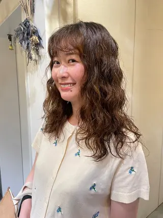 パーマ 狩野 羅夢のヘアスタイル