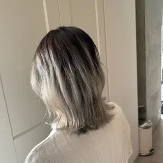 ミディアム カラー 井手 孔介のヘアスタイル