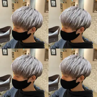 カラー メンズ レイヤー×艶髪特化 マネージャー安藤光司のヘアスタイル