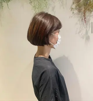 ミディアム ヘアアレンジ 七原 海夕のヘアスタイル