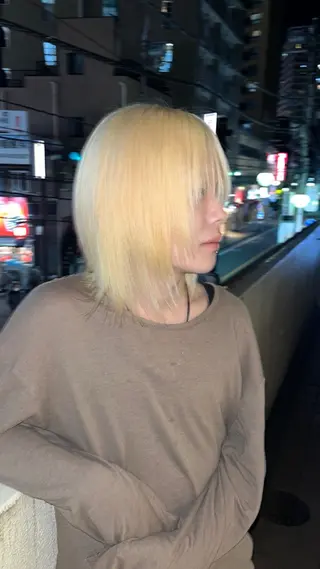カラー bococa |向ヶ丘遊園/マナカのヘアスタイル