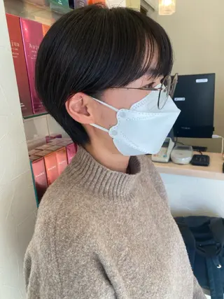 ショート 三瓶 智広のヘアスタイル