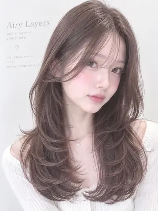 セミロング ももか💖お得に！ 艶モテ/透明感♡のヘアスタイル