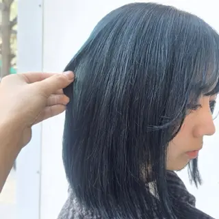 カラー 艶髪縮毛矯正×透明感 カラー◎mikuのヘアスタイル