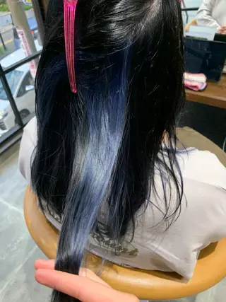 ロング カラー enx天王町店 伊藤 愛央のヘアスタイル