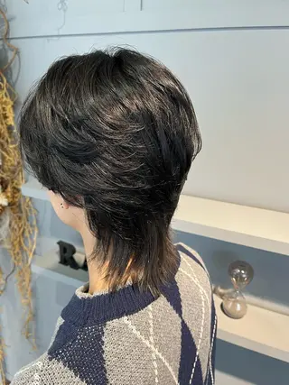 ミディアム カラー メンズ 中村 海のヘアスタイル
