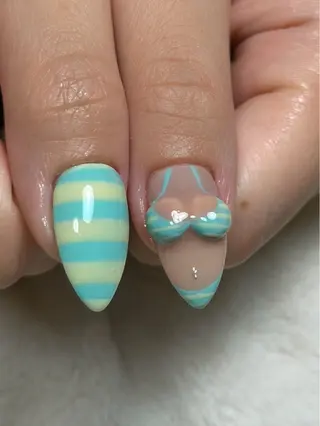 ネイル dimples yuki🎀 ꒷꒦♡のネイルデザイン