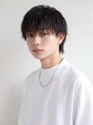 ショート カラー パーマ メンズ 似合わせスタイル 表参道🌿ちえのヘアスタイル
