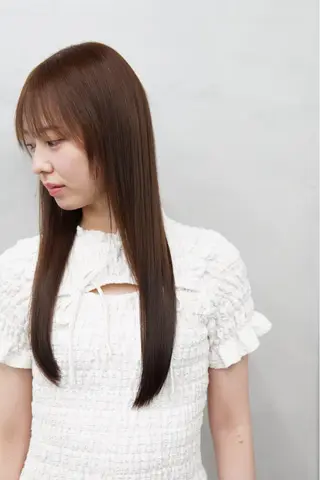 ロング 無料カットモデル✂️ 髪質改善／角田 龍汰のヘアスタイル