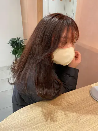 ミディアム BLOCK hair makeのヘアスタイル