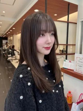 セミロング BiBi 武田 あやのヘアスタイル