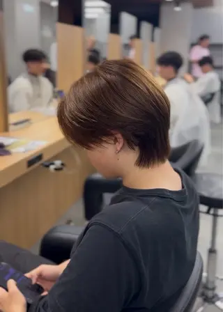 ショート カラー パーマ メンズ 🔥メンズ 特化🔥菊水皐暉🔥のヘアスタイル