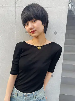 ショート カラー センスをお届けします 大谷将生infpのヘアスタイル
