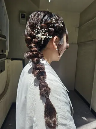 ヘアアレンジ 🇰🇷透明感×ハイ トーン🌟tomoのヘアスタイル