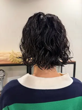 ショート パーマ 海外パーマ/カー リーヘア/souのヘアスタイル