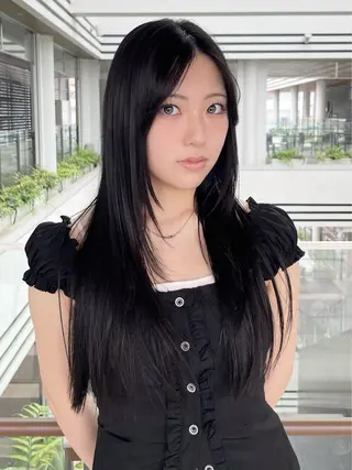 ロング 園田 渉 ◤SHIKIO◢のヘアスタイル