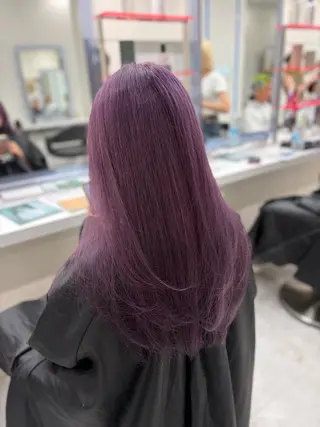 ロング カラー 佐藤 笑瑠のヘアスタイル