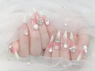 ネイル MoMoA Nail ネイル長さ出し専門店のネイルデザイン