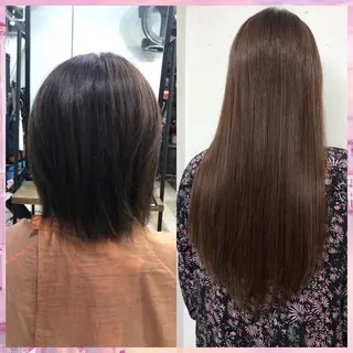 ロング カラー ヘアアレンジ 八巻 晴香のヘアスタイル