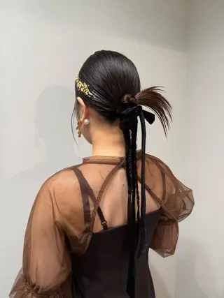 ロング ヘアアレンジ see. アズサのヘアスタイル