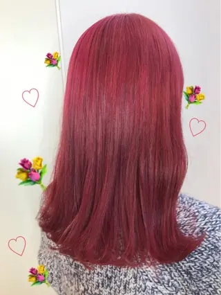 ミディアム カラー 新宿駅近♡個室 ♡関口三都季🌜のヘアスタイル