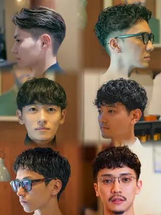 パーマ メンズ メンズ似合わせ タチカワユウキのヘアスタイル