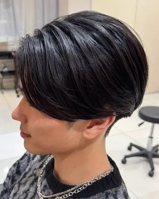 パーマ メンズ 玉置 晴太郎のヘアスタイル
