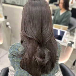セミロング カラー 🍒ブリーチなしカラ ー/Sakura🍒のヘアスタイル