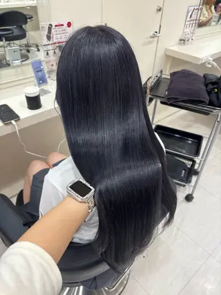 セミロング カラー ヘアアレンジ 💟RINNA 艶カラー💟のヘアスタイル