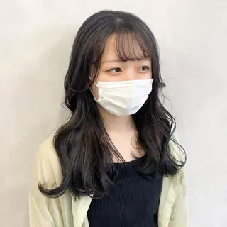ロング カラー 🩵ブリーチカラー MIORI🩵のヘアスタイル