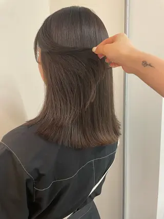 ミディアム カラー 🫧ハイトーン✨格安 より質💐マンツーマのヘアスタイル