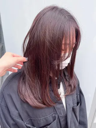 セミロング 盛れる透けカラー🎀 似合わせ/uiのヘアスタイル