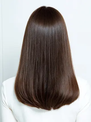 セミロング カラー 松本 桜のヘアスタイル