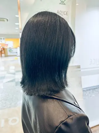 ミディアム カラー 成海 ありさのヘアスタイル