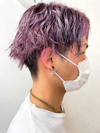 ショート カラー 髪質改善/ブリーチ 田代 龍我のヘアスタイル
